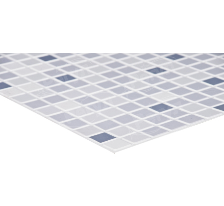 Панель ПВХ Мозаика Микс серый 957х480х0.3мм (0,4593м2) фото 1